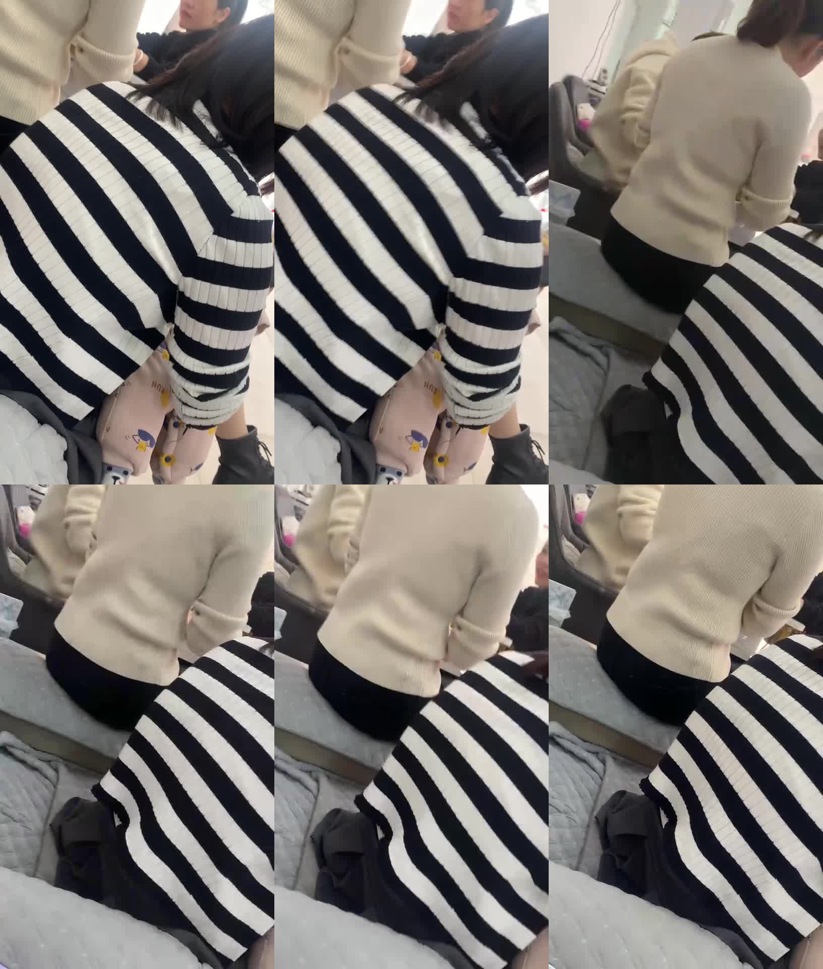 4偷拍姐姐工作的样子紧致小屁股