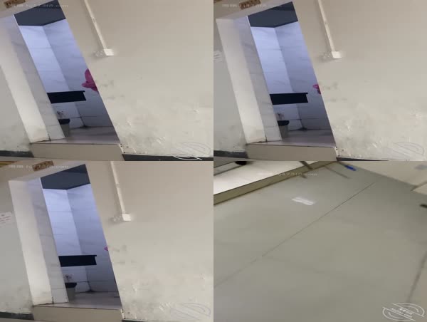 猥琐变态大神躲高中女厕所偷拍,还拿带血卫生巾撸了一发
