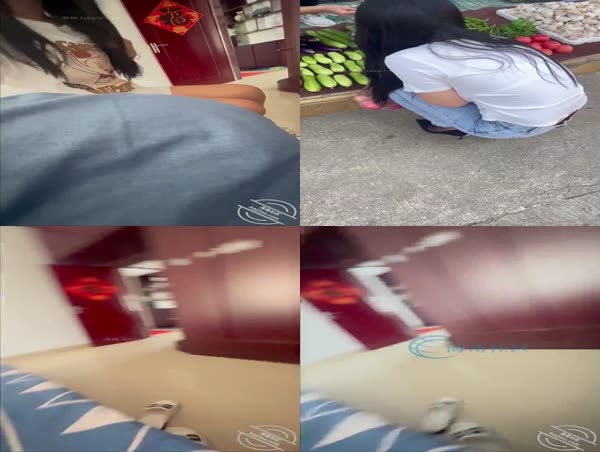 【原创视频】姐姐让我陪她买菜,强迫让她穿开档丝袜出门,裤里丝绝了!
