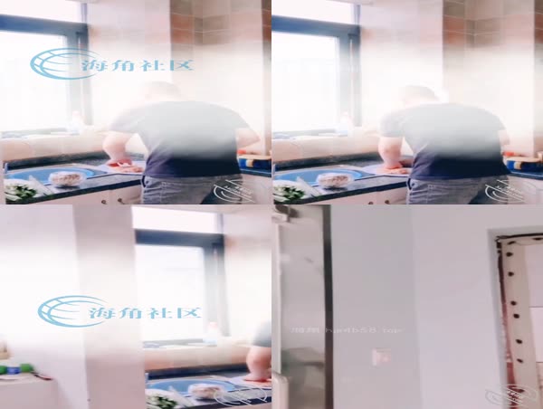 【原创小姨5】趁姨父在做饭冒死强行后入正在洗澡的小姨的骚逼