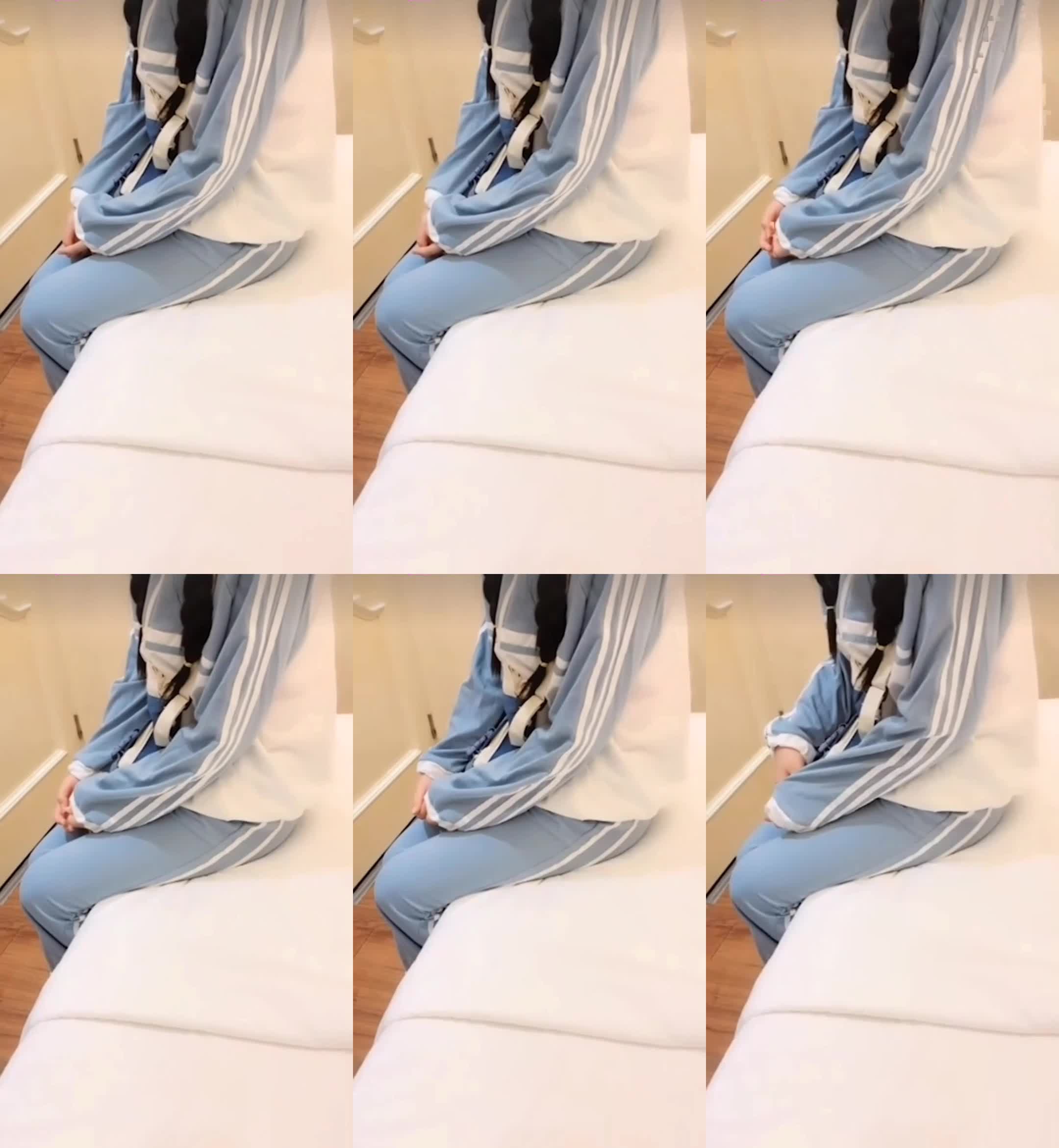 帮舅妈照看她成年女儿被我几百块钱忽悠这破了处插进去直接疼哭了内射完逼