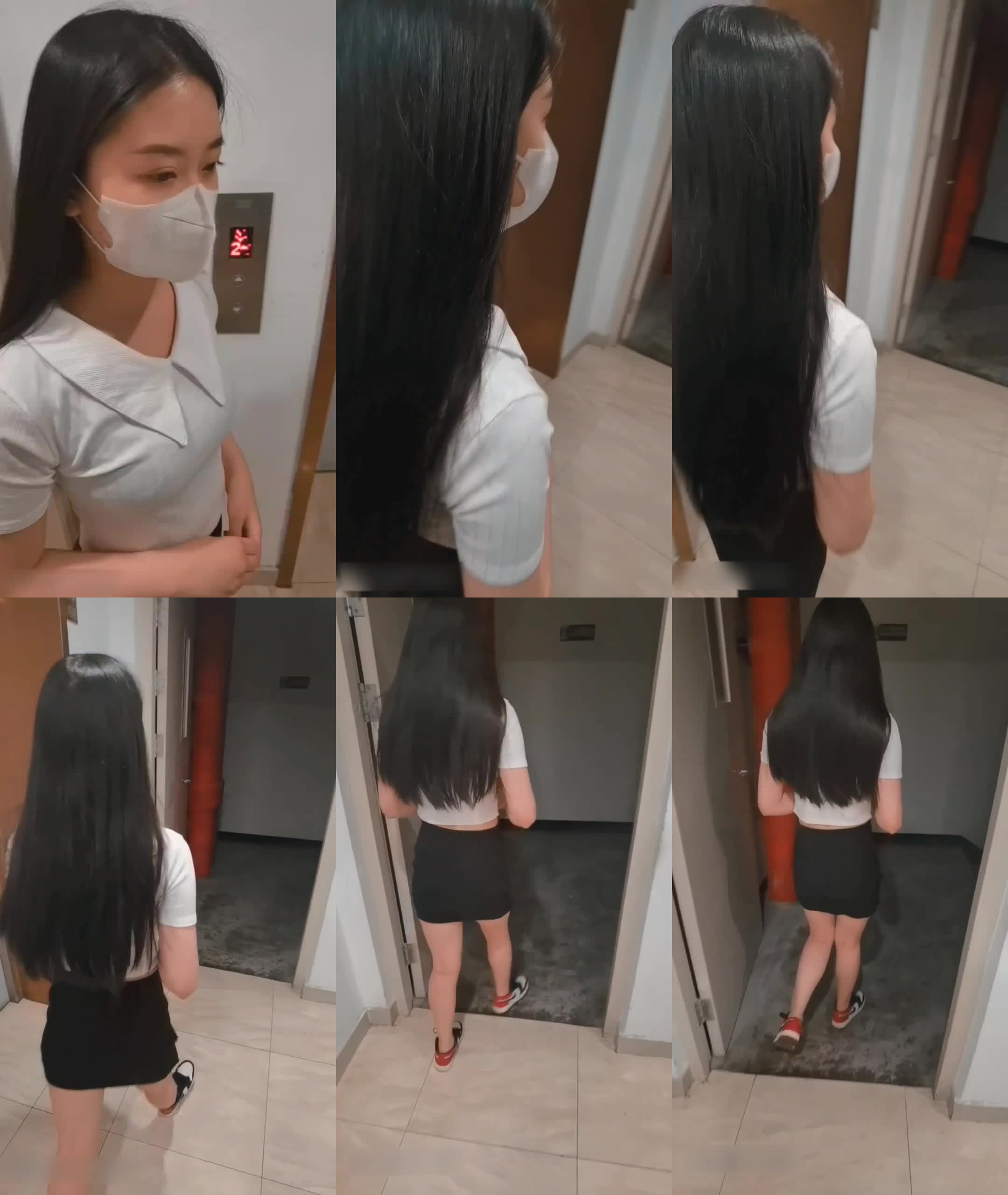 美女幼师后续在公司楼梯口舔鸡巴楼上不停传来说话的声音