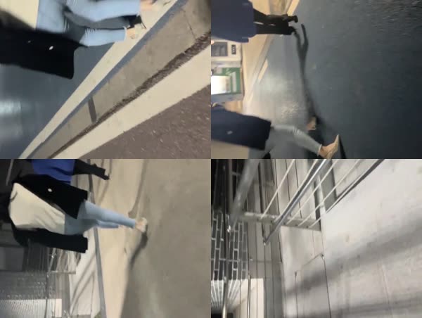 双飞姐妹花深夜趁没人跑到公共厕所爆操路人